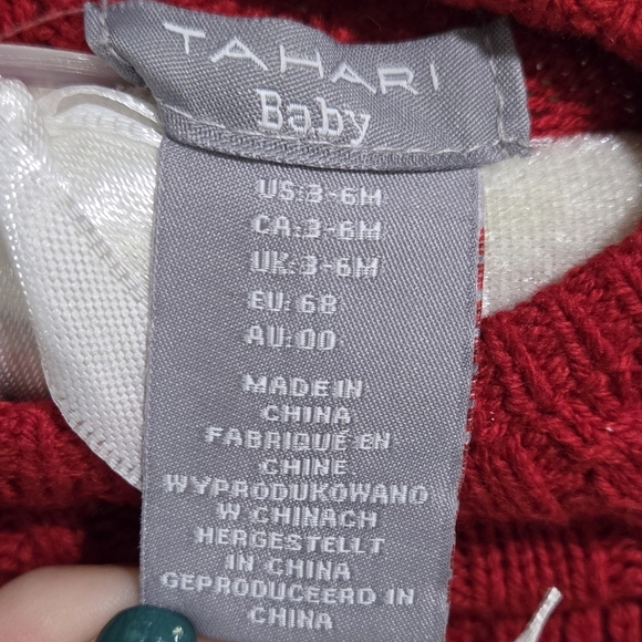 NWT Tahari Baby Christmas dress and tights - Picture 5 of 5